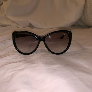 TOM FORD Cateye TF230 01B MALIN BLACK SUNGLASSES